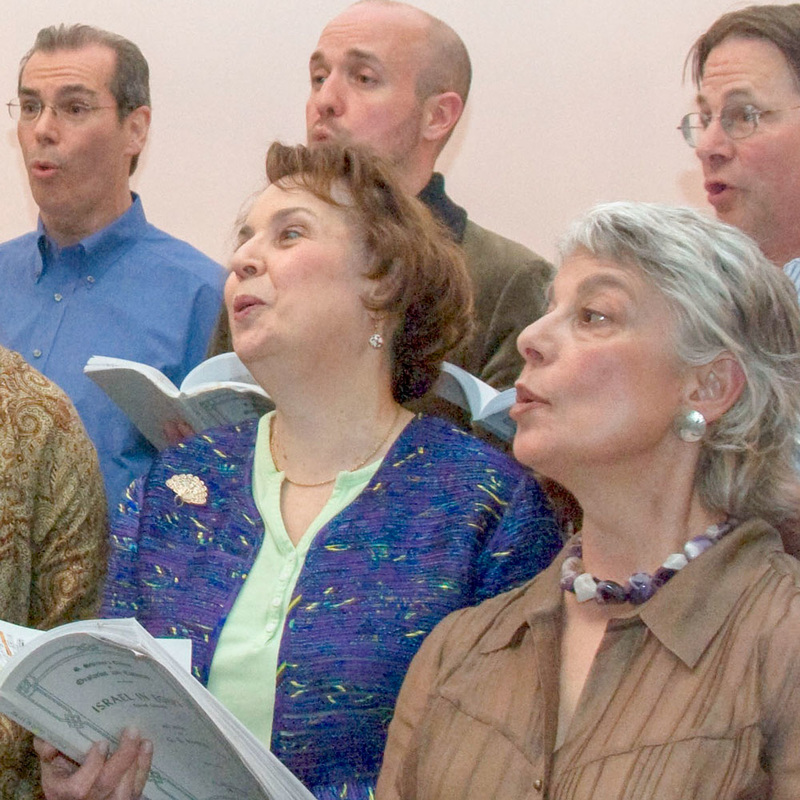 Photo of Westchester Chorale rehearsing